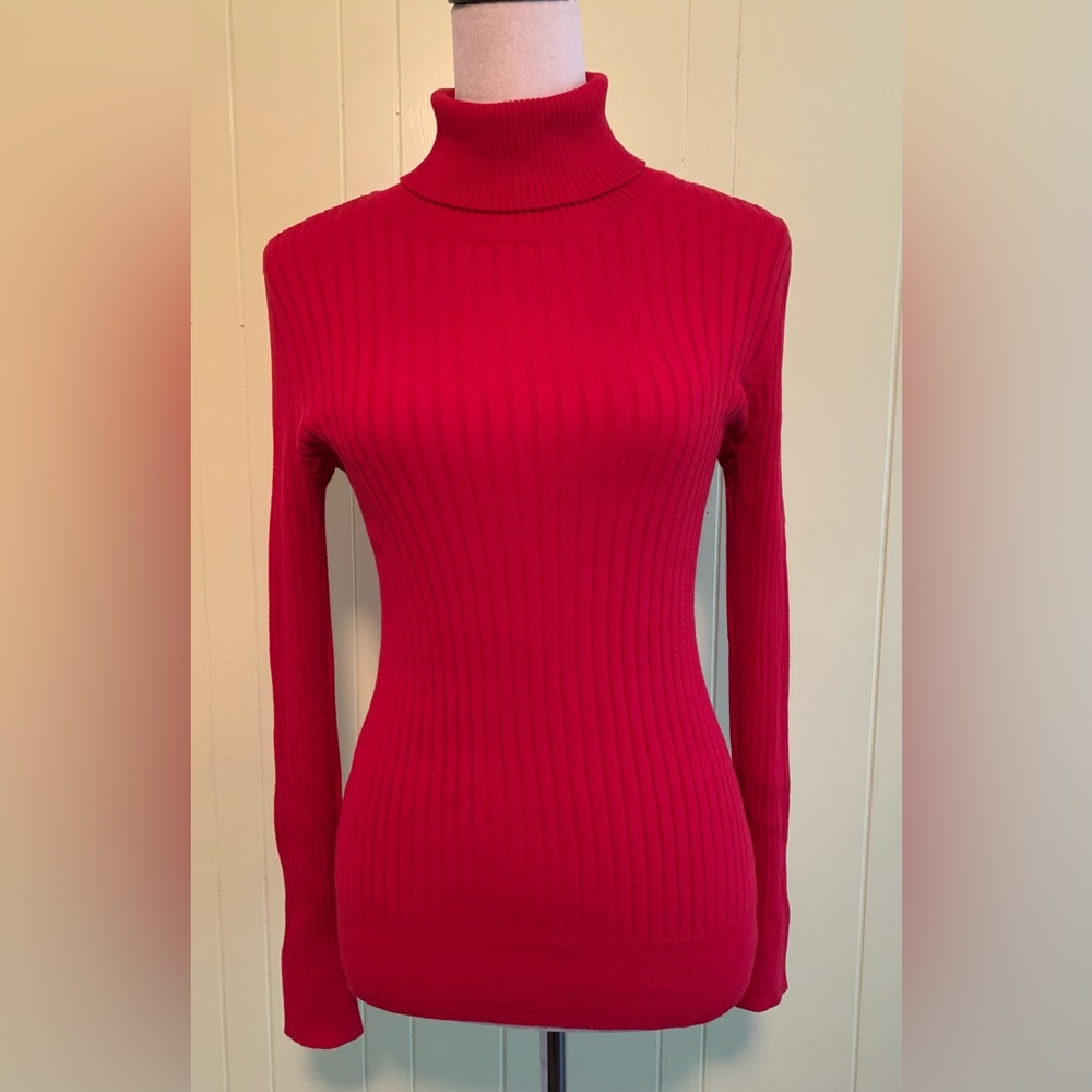Croft&Barrow Long Sleeve Turtleneck Sweater for Petite Women Size Small